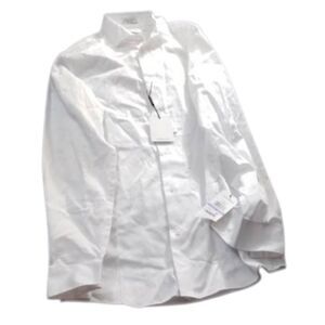 Calvin Klein white button up shirt boys size,18